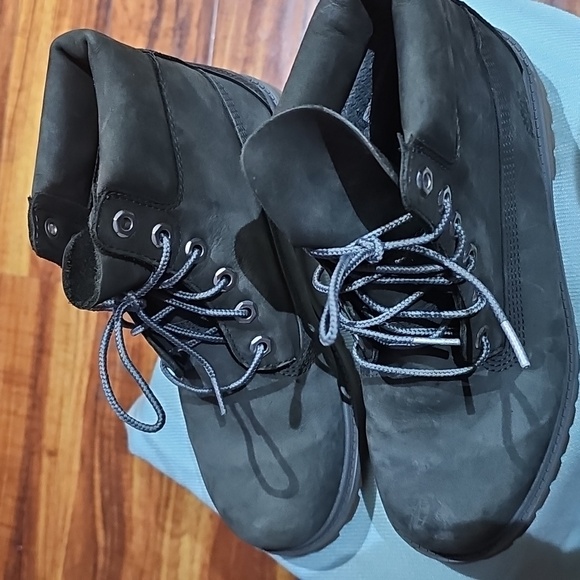 Timberland Gray Boots Suede Waterproof Gray Size 5 New main image 6